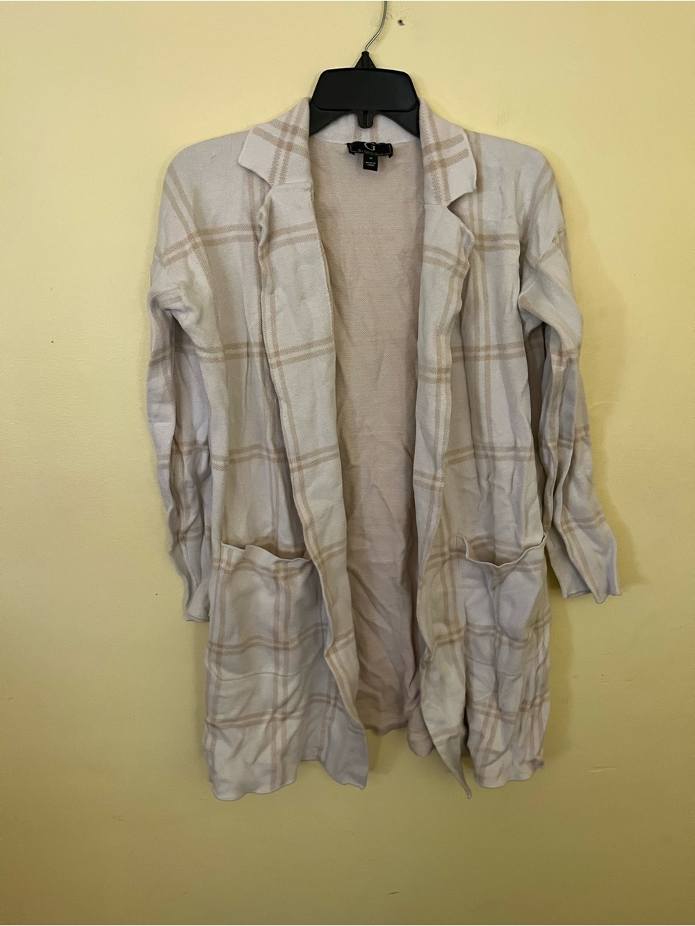 G by Giuliana Cream Knit Sweater Top